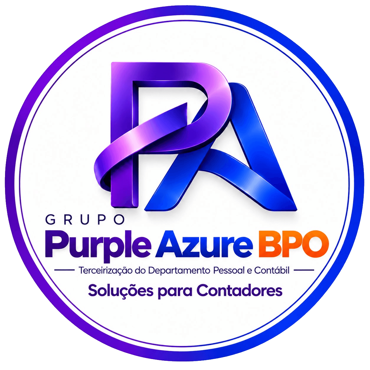 Logomarca Grupo Purple Azure BPO